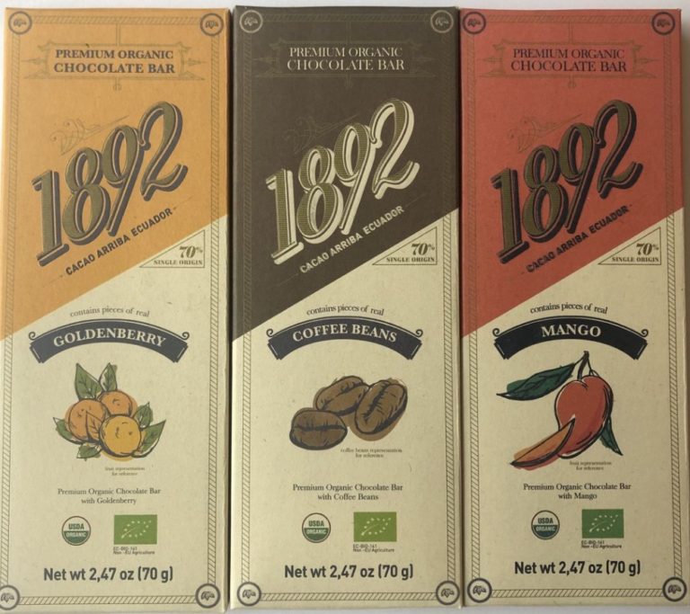 1892 Chocolates from Ecuador, by way of New Jersey Chocolate