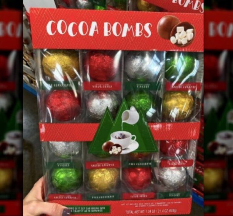 The trendy hot chocolate bomb you can get at Costco! Chocolate