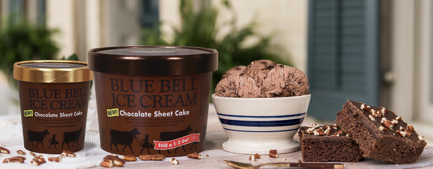 Blue Bell Chocolate Sheet Cake ice cream