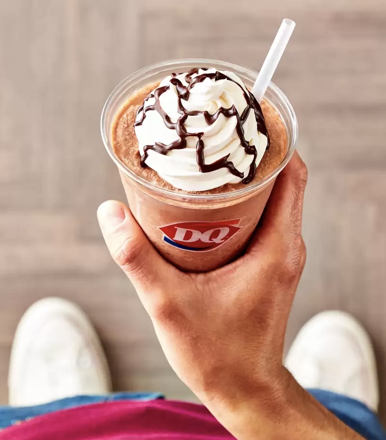 DQ frozen hot chocolate