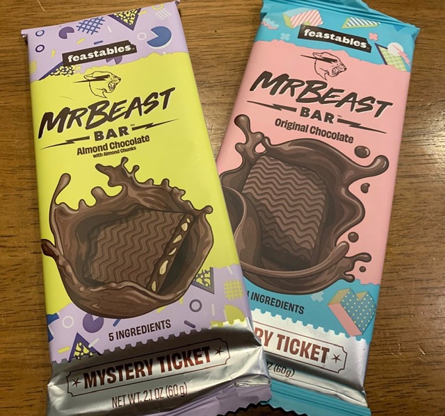 Mr. Beast chocolate bar