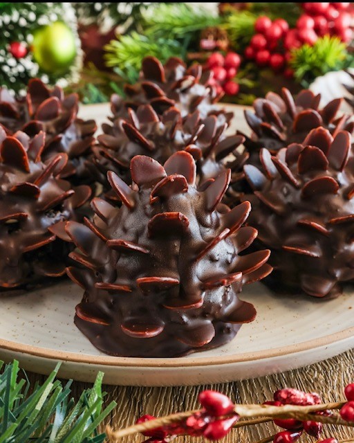 pine cone chocolate brownies