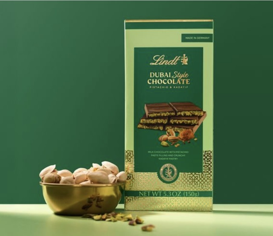 Lindt Dubai chocolate bar
