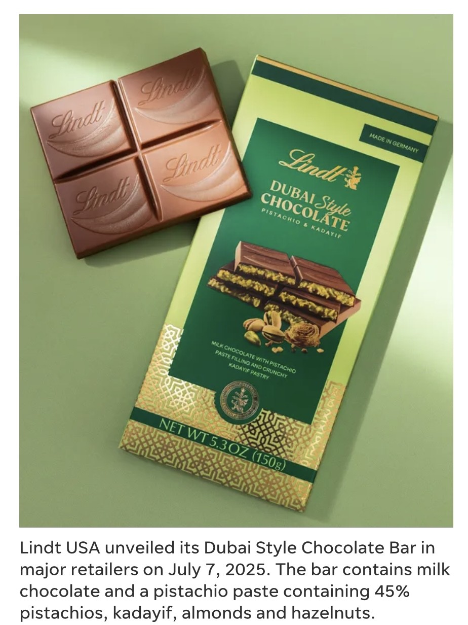 Lindt Dubai chocolate
