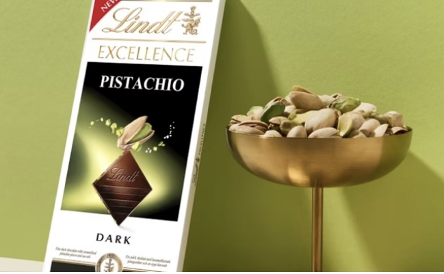 New Lindt Chocolate Pistachio bar