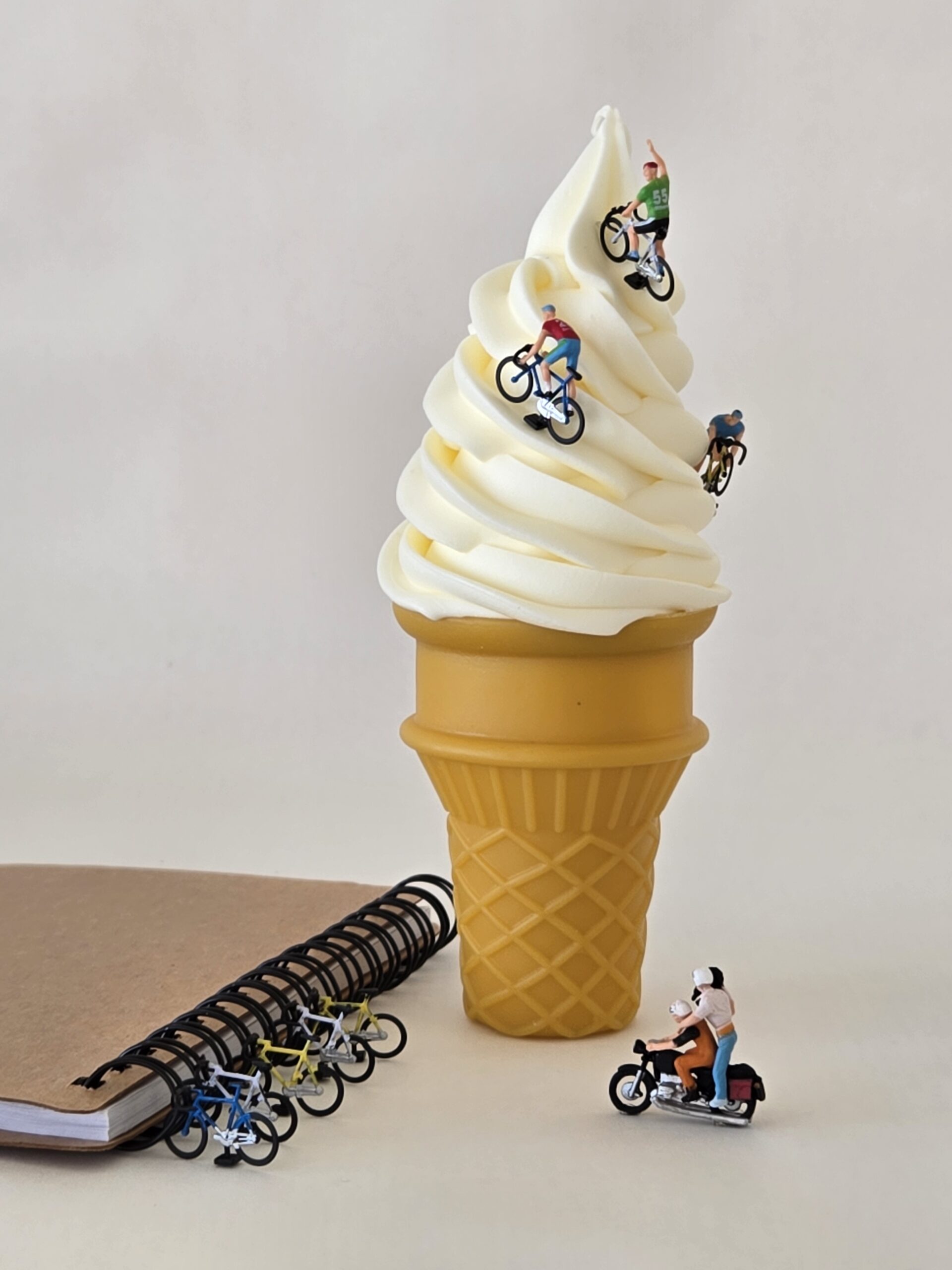 Bikers On Ice Cream Cone Bikers on ice cream cone