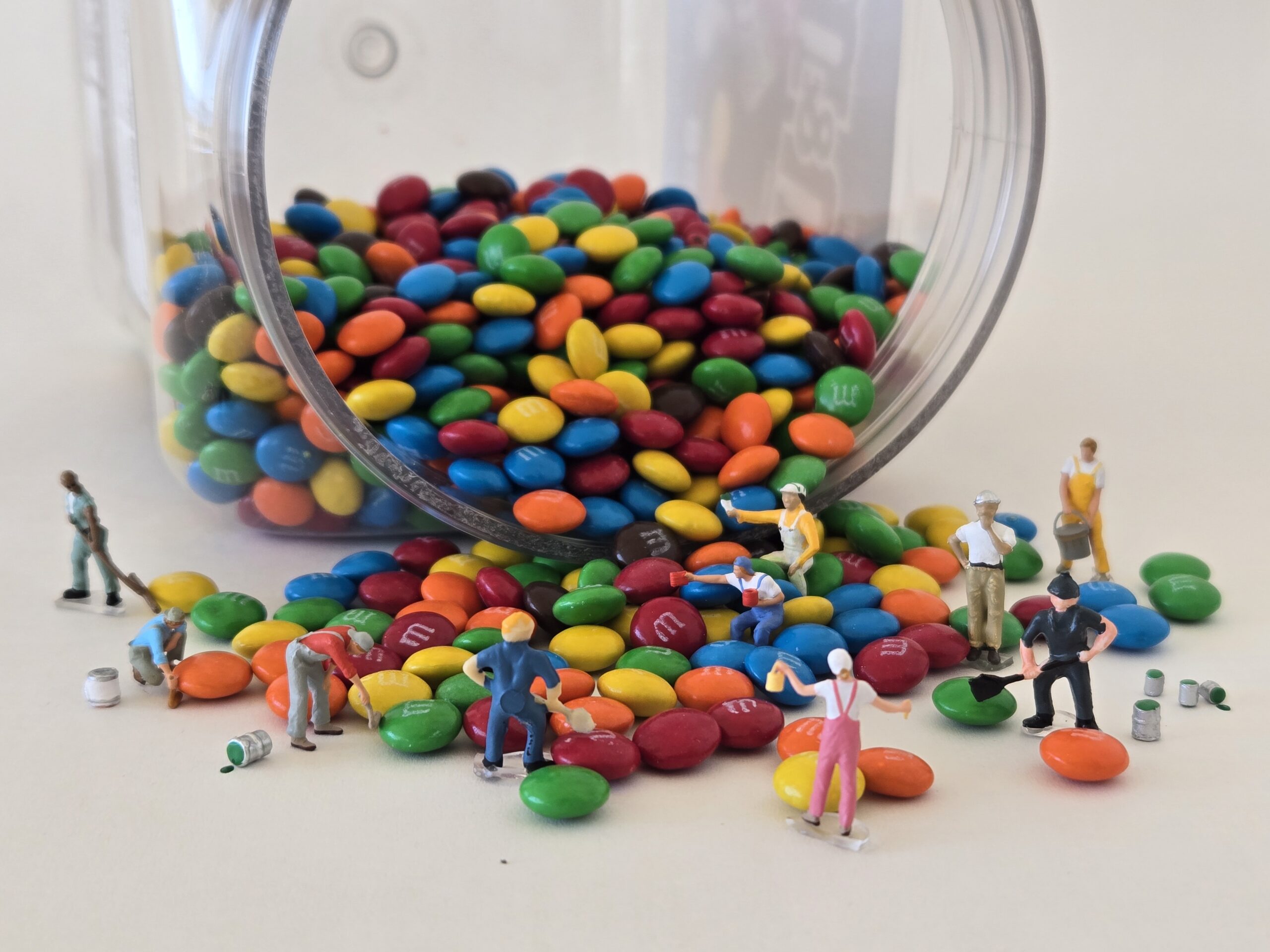 Painting M and M's